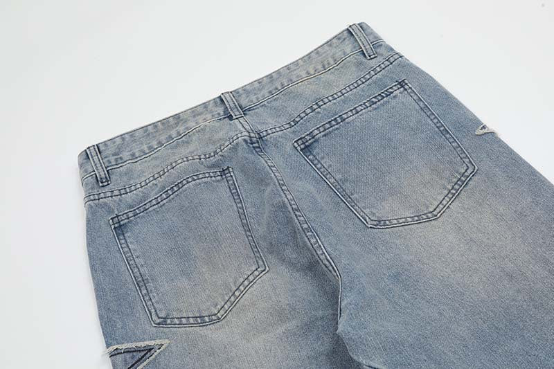 Blue Star Embroidered DENM