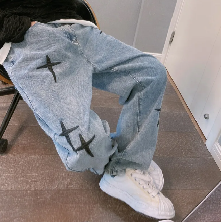 Blue Retro Cross DENM