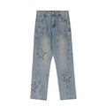 Blue Star Embroidered DENM